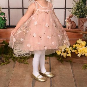 Spring tulle toddler dress